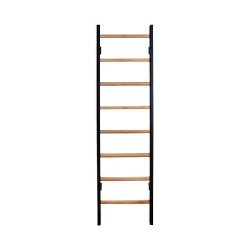 BenchK 200 B/W Wall Bars, Gymnastic Wall Bar With a Steel Frame And 8 Solid Beech Rungs