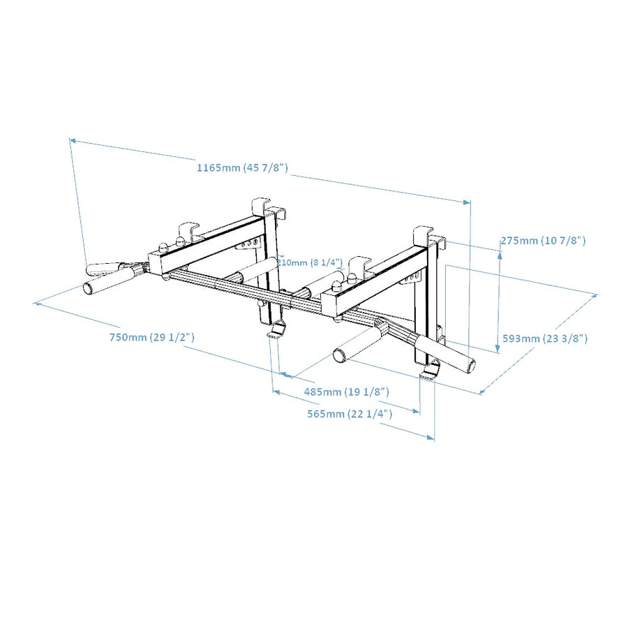 BenchK PB3 steel convertible pull up bar