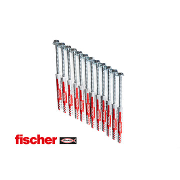 Fischer 10 × 80 expansion plugs with BenchK wall bar screws (12 pcs.) - KM12 (Fischer plugs and screws)