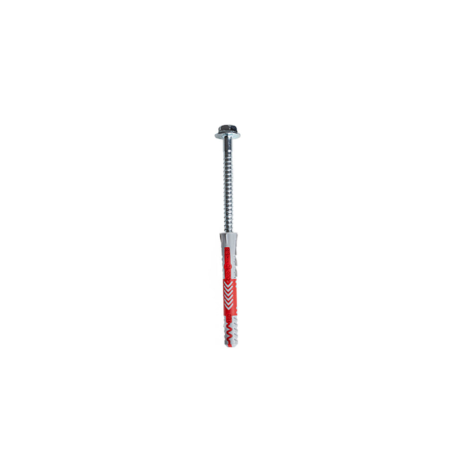 Fischer 10 × 80 expansion plugs with BenchK wall bar screws (8 pcs.) - KM8 (Fischer plugs and screws)