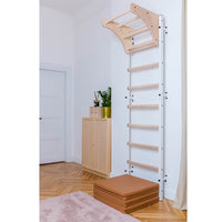 BenchK 711 wall bars with wooden pull up bar