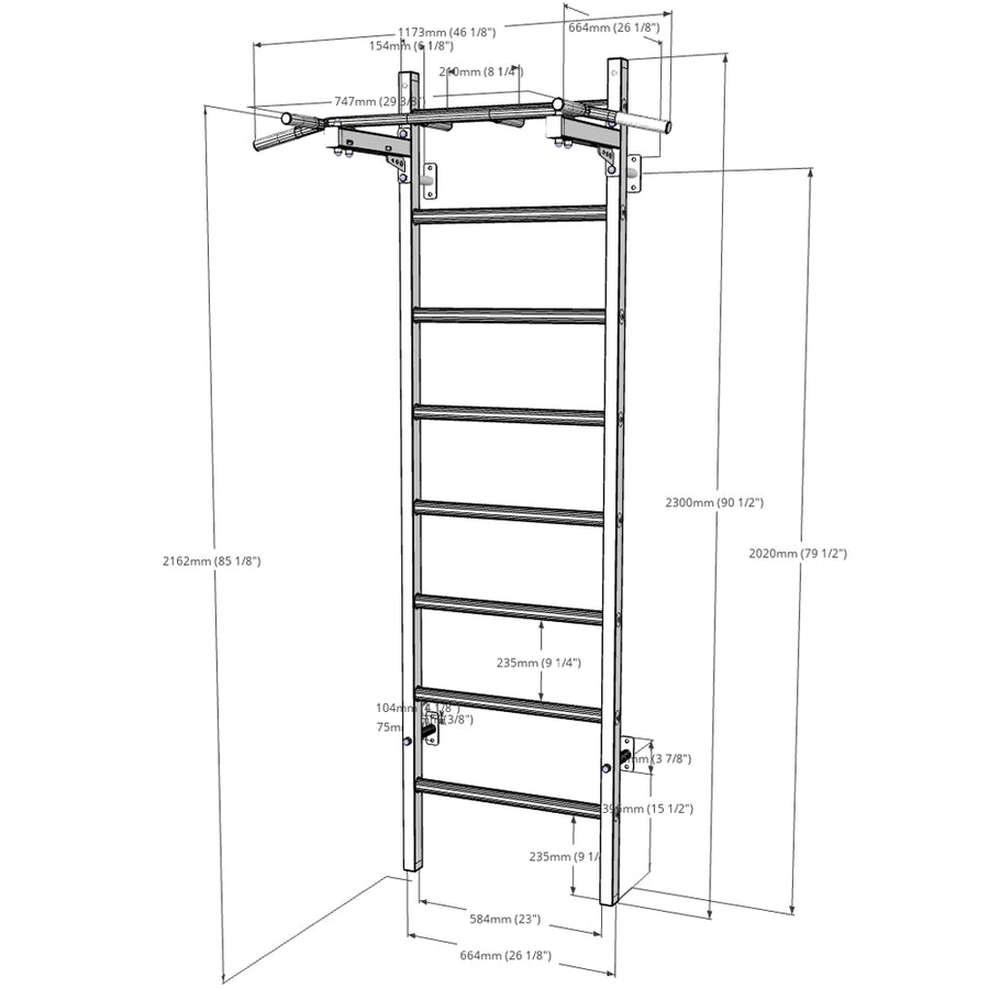 BenchK 221 Wallbars